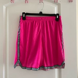 bcg hot pink mesh shorts